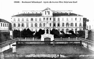 Oran - Boulevard Sebastopol - Lycee de Jeunes Filles Stephane Gsell